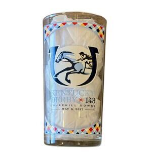 KENTUCKY DERBY Mint Julep Glass Churchill Downs May 6, 2017 Blue Horseshoe